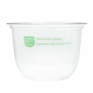 Vegware 96-Series Compostable PLA Deli Pots 10oz (Pack of 1000) - FS172 - 1