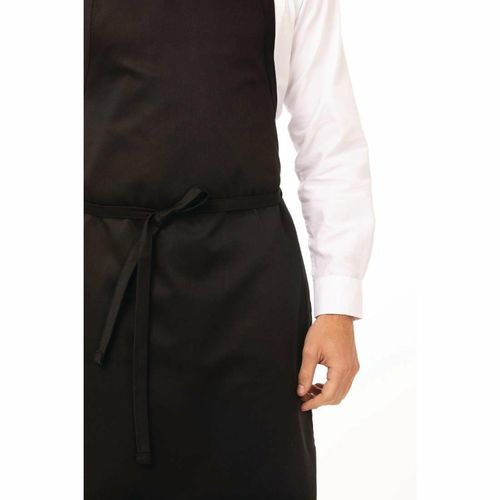 Chef Works Bib Apron Black - A924 - 2