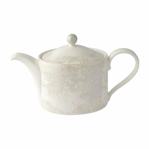 Royal Crown Derby Crushed Velvet Pearl Charnwood Tea Pot S S (Pack of 1) - FE132 - 1