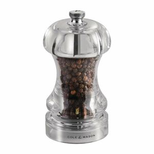 Cole & Mason Acrylic Pepper Mill Capstan 4.5in - GC542 - 1