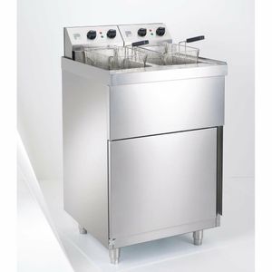 Parry Twin Tank Twin Basket Free Standing Electric Fryer NPDPF9 - GM712 - 1