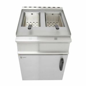 Parry Twin Tank Twin Basket Free Standing Natural Gas Fryer GDF - GM731-N - 3