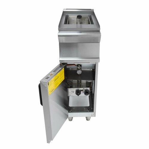 Parry Single Tank Single Basket Free Standing Natural Gas Fryer GSF - GM793-N - 6