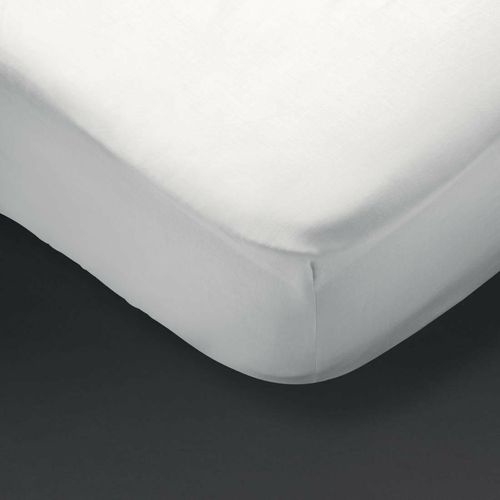 Mitre Essentials Pyramid Fitted Sheet White Super King - GT825 - 1