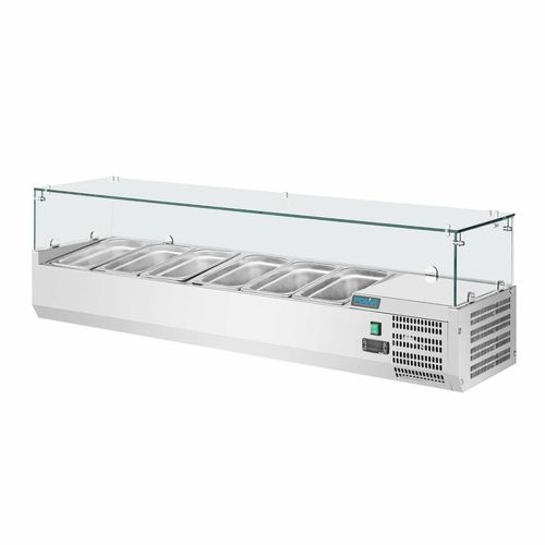 Polar G-Series Countertop Prep Fridge 5x 1/3GN & 1x 1/2GN - GD876 - 3