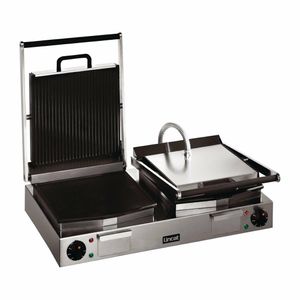 Lincat Lynx 400 Electric Twin Ribbed Grill LRG2 - CD426 - 1