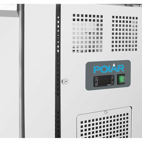 Polar U-Series Double Door Counter Freezer with Upstand 282Ltr - DL916 - 4