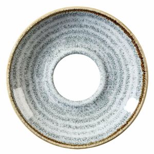 Churchill Studio Prints Stone Cappuccino Saucers Grey 156mm (Pack of 12) - DM428 - 1