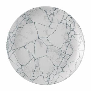 Churchill Studio Prints Kintsugi Pearl Evolve Coupe Plate Grey 286mm (Pack of 12) - FS937 - 1