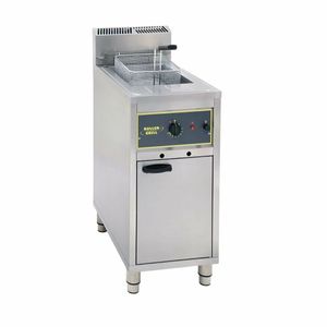 Roller Grill Single Tank Single Basket Free Standing LPG Fryer RFG16 - GP314-P - 1