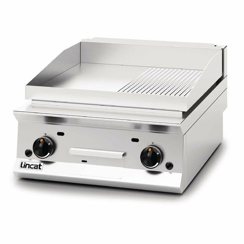 Lincat Opus 800 Half Ribbed Natural Gas Griddle OG8201/R/N - DM546-N - 2