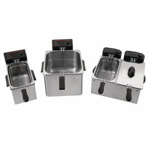 Caterlite Light Duty Twin Tank Twin Basket Electric Fryer 2x2kW - GG199 - 3