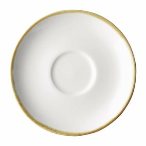 Olympia Kiln 230ml Cup Saucer Chalk 140mm (Pack of 6) - FB989 - 1