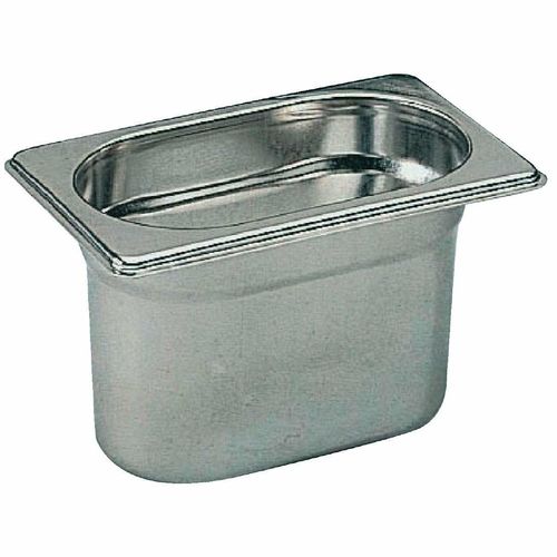 Matfer Bourgeat Stainless Steel 1/9 Gastronorm Pan 100mm - K077 - 1