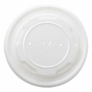 Vegware Compostable Hot Food Pot Flat Lids 170ml / 6oz and 230ml / 8oz - GH166 - 3