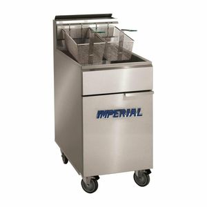 Imperial IFS75 Freestanding Single Tank Tube Fired Fryer - 1
