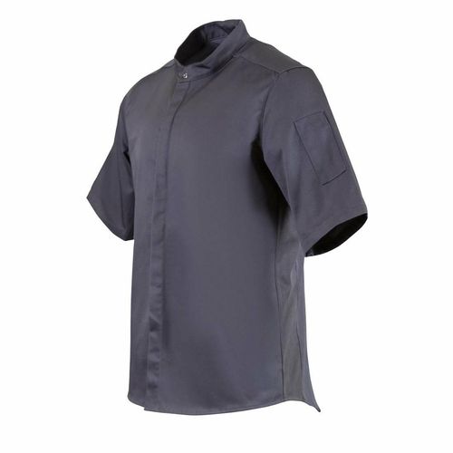 Southside Band Collar Jacket Charcoal Size M - 5