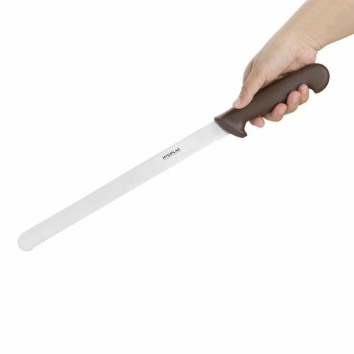 Hygiplas Slicer Serrated Brown 30.5cm - 2