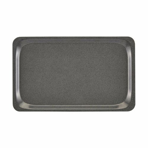 Cambro Capri Tray Smooth Surface Charcoal 320x530mm - 1
