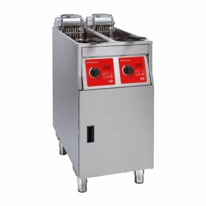FriFri Precision 422 Electric Free Standing Twin Tank Filtration Fryer PL422M32G0 - CX902 - 1