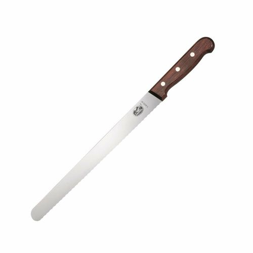 Victorinox Wooden Handled Slicer Knife Round Blade 30cm - DP587 - 1