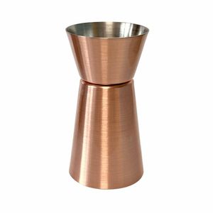 Beaumont Professional Stainless Steel Jigger Copper Plated 25/50ml - CZ351 - 1