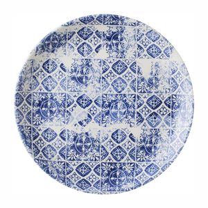 Churchill The Maker's Collection Porto Blue Coupe Plate 295mm (Pack of 12) - DX147 - 1