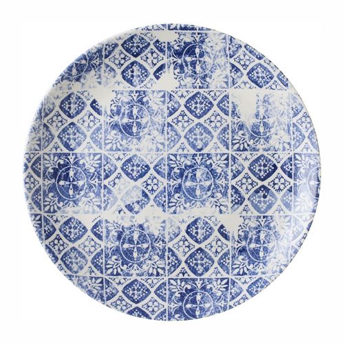 Churchill The Maker's Collection Porto Blue Coupe Plate 270mm (Pack of 12) - DX148 - 1