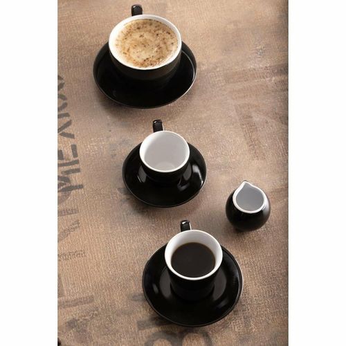 Olympia Cafe Coffee Cup Black - 230ml 8fl oz (Pack of 12) - CU953 - 8