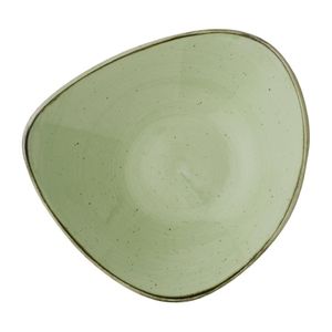 Churchill Stonecast Sage Green Triangle Bowl 235mm (Pack of 12) - DX013 - 1