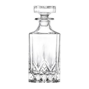 RCR Cristalleria Opera Square Whisky Decanter 750ml (Pack of 4) - VV3834 - 1