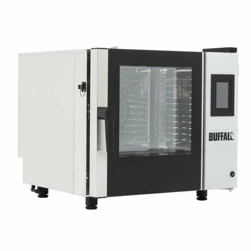 Buffalo Freestanding Smart Touchscreen Compact Combi Oven ?6 x GN 1/1 with Installation Kit and Extraction Hood - SA773 - 11
