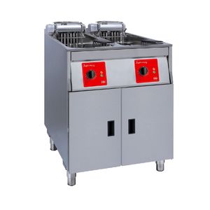 FriFri Super Easy 622 Electric Free-standing Fryer Twin Tank Twin Baskets with Filtration 2x15kW Three Phase SL622H31G0 - HS071-3PH - 1