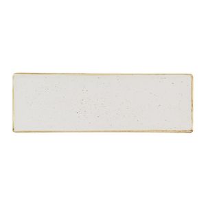 Churchill Stonecast Barley White Oblong Plates 330 x 110mm (Pack of 6) - HR397 - 1