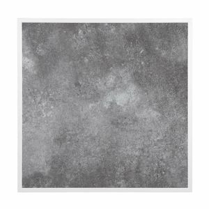 Bolero Dark Stone Effect Outdoor Tempered Glass Table Top White Trim - 700mm - FU517 - 3
