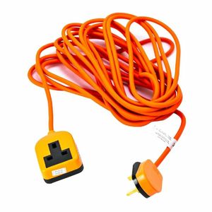 Status Heavy Duty Extention Socket Lead with Orange Plug 10m - DZ475 - 3