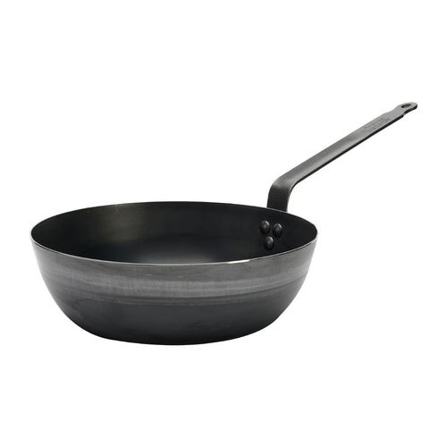 De Buyer Outdoor Blue Steel Deep Round Pan 280mm - HW070 - 1