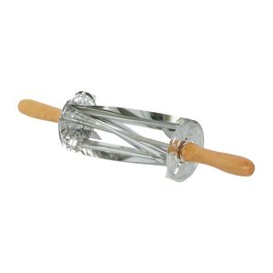 Gobel Stainless Steel Croissant Roller Cutter with Wooden Handle 510x95x95mm - HS517 - 1