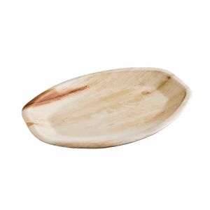 Fiesta Compostable Palm Leaf Oval Plates 360mm (Pack of 100) - HT876 - 1