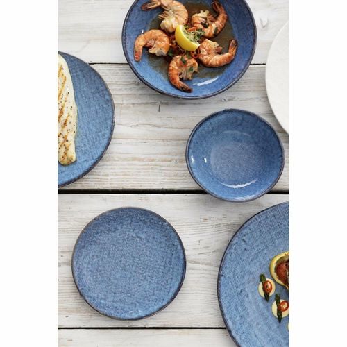 Olympia Denim Blue Coupe Plates 230mm (Pack of 6) - FU221 - 2
