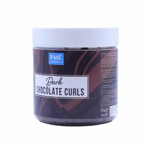 PME Chocolate Curls Dark Chocolate 85g - HU286 - 3