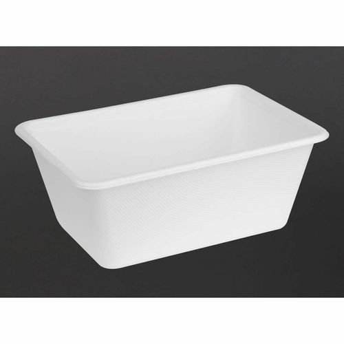 Fiesta Compostable Bagasse Food Container Bases 1000ml (Pack of 100) - HW036 - 3