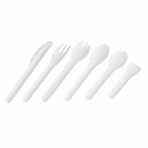 Fiesta Compostable Paper Forks 155mm (Pack of 100) - HT483 - 12