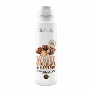 Sephra White Chocolate and Hazelnut (Bueno) Topping Sauce 1kg - HU125 - 1