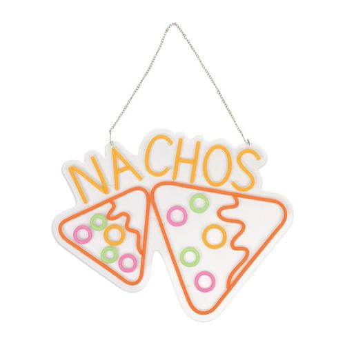 A1 Equipment Nachos Neon Style LED Light-up Sign A7695 - HT416 - 1
