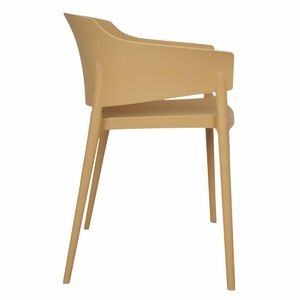 Bolero Lorenzo Cafe Chairs Warm Cream (Pack of 2) - DX972 - 3