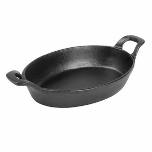 Olympia Cast Iron Oval Eared Dish 220x150mm - FW817 - 3