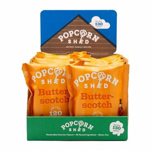 Popcorn Shed Butterscotch Popcorn Snack Pack 24g (Pack of 16) - KA532 - 3