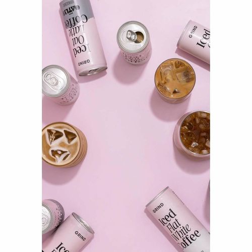 Grind Iced Caramel Latte Coffee Cans 250ml (8 Pack) - KA273 - 3