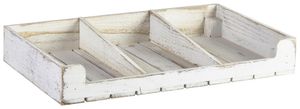 White Wash Wooden Display Crate - 1